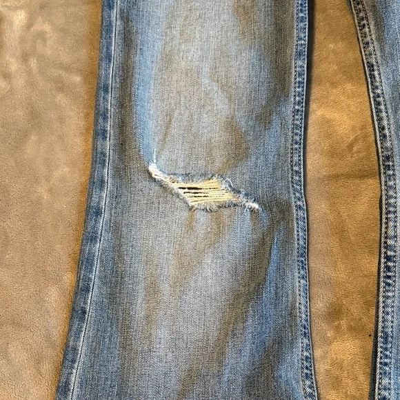 Hollister Light Blue Flare Jeans - Picture 5 of 8
